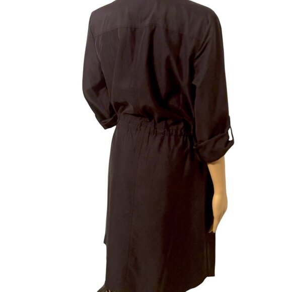 Loft Lounge Button Front Shirt Dress - Picture 11 of 14